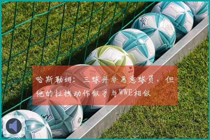 哈斯勒姆：三球并非恶意球员，但他的拉拽动作似乎与WWE相似